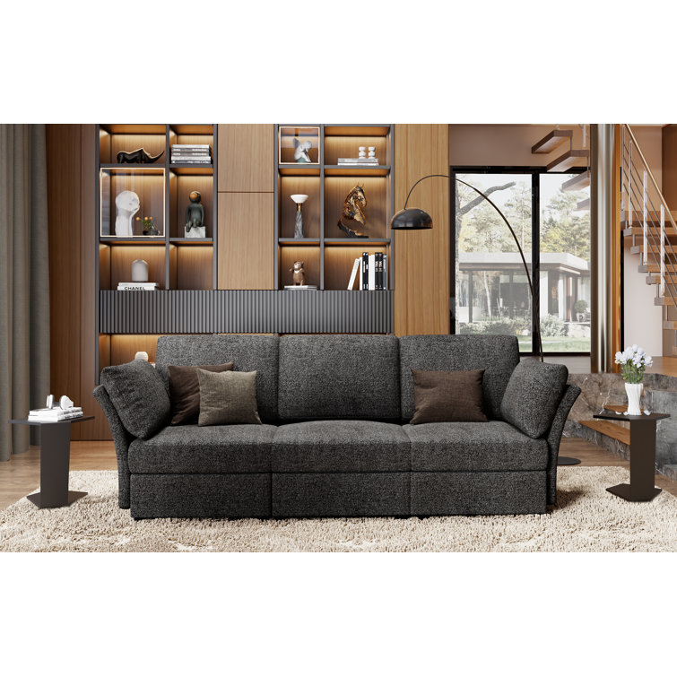 3 seater corner discount sofa bed with storage